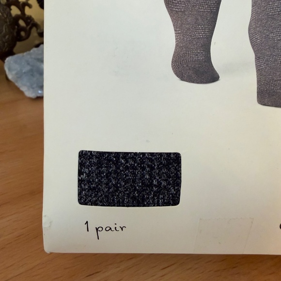 NWT A New Day Women's Fashion Tights Stockings Ebony Black M/L Office Career - Picture 3 of 6